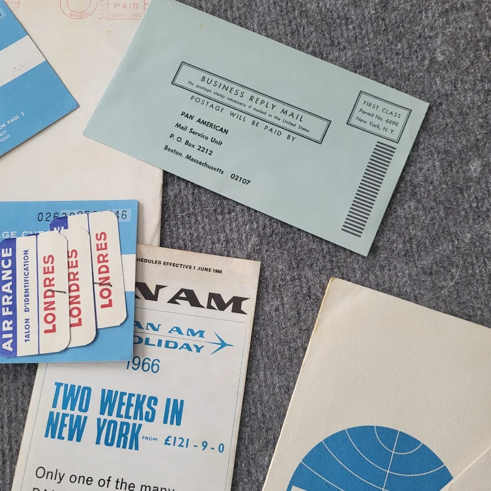 Pan Am Vintage ephemera!